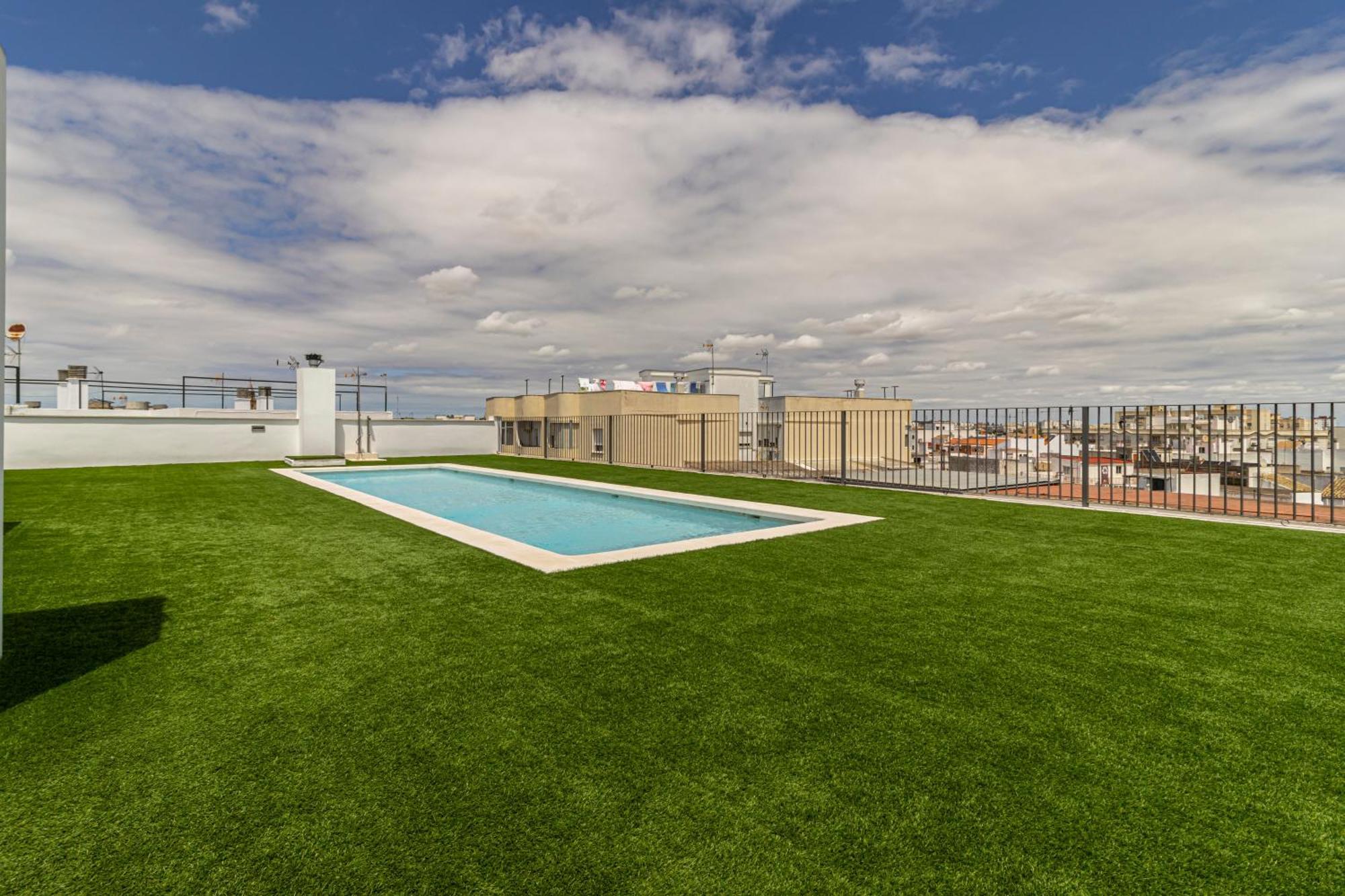 Allo Apartments San Clemente Centro 2 Habitaciones Parking Y Piscina Jerez de la Frontera Dış mekan fotoğraf